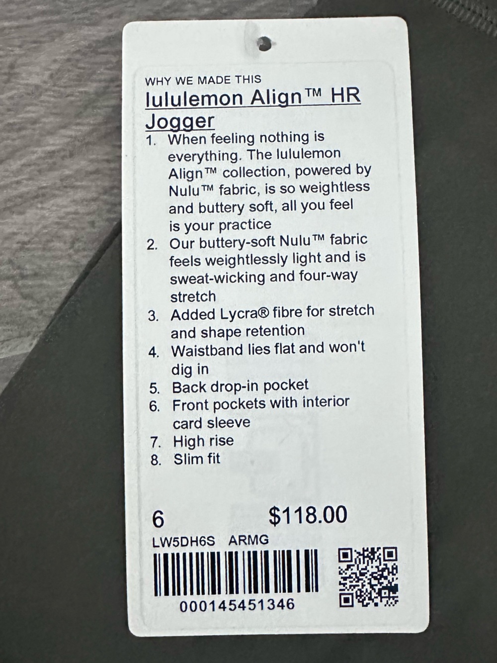 lululemon athletica Align HR Jogger - Olive